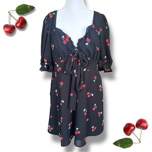 NWOT Curvy Sense Cherry Dress Size 1X